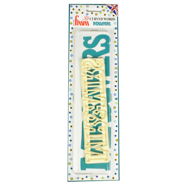 FMM Curved Words Cutter Mr&Mrs
