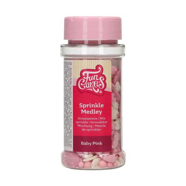 FunCakes Sprinkle Medley Baby Pink 50 g