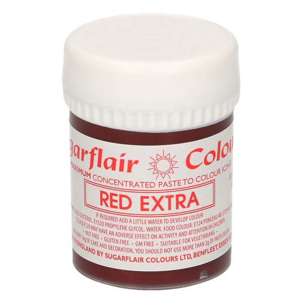 Sugarflair - Max Concentrate Paste Colour RED EXTR
