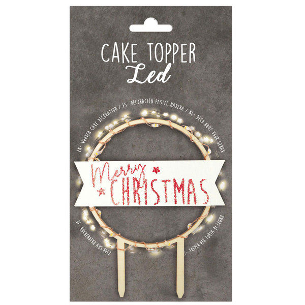 Scrapcooking Taarttopper Led Merry Christmas