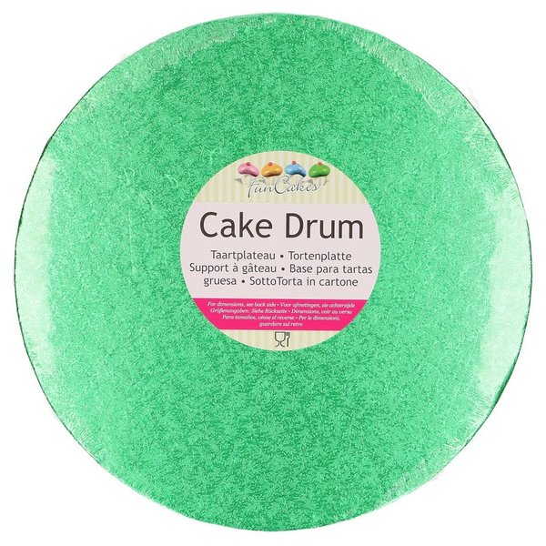 FunCakes Cake Drum Groen Rond 30,5cm