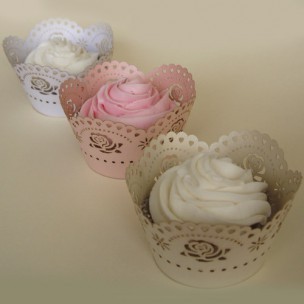PME Cupcake Wrappers Rozen Roze pk/12