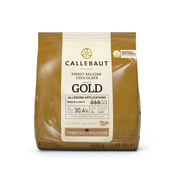 Callebaut Chocolade Callets -Gold- 400g