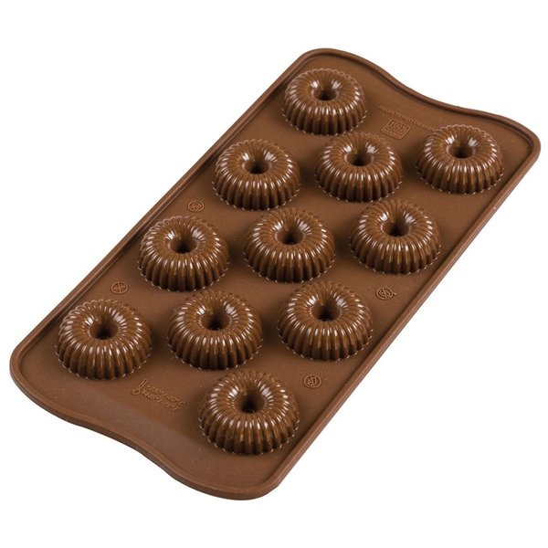 Silikomart Chocoladevorm Choco Kroon Pralines