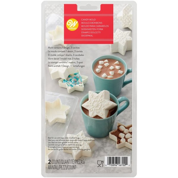 Wilton 3D Warme Chocolade Sneeuwvlok Candy Mold